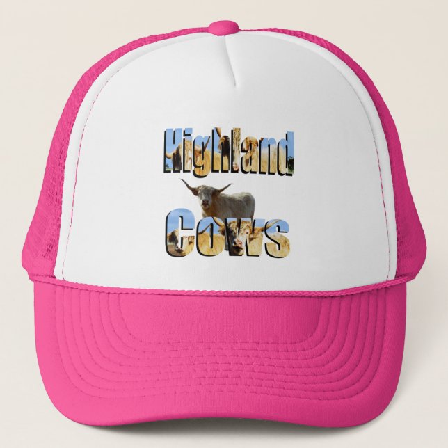 Högllandsköks Bild Logotyp, Rosa Keps (Framsida)