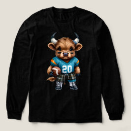 Högllandskon och fotboll t shirt