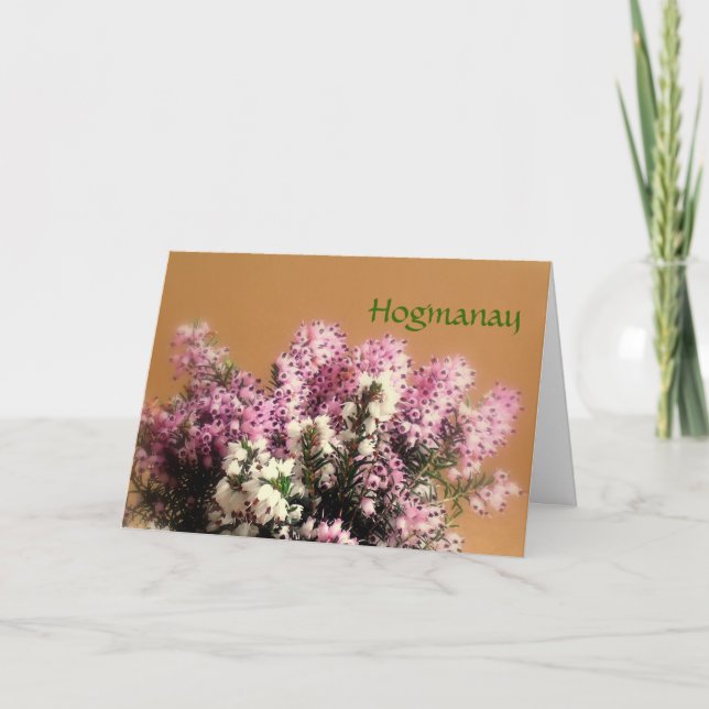 "Hogmanay" kort (Framsida)