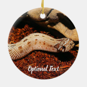 Hognos Pet Snake Julgransprydnad Keramik
