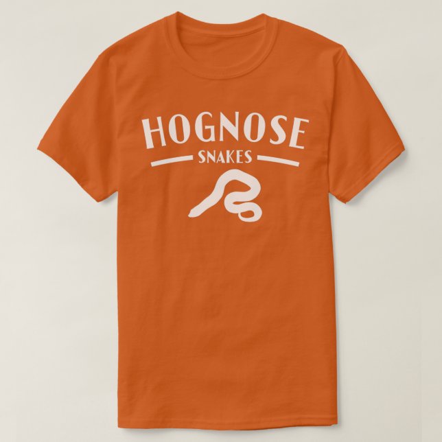 Hognos Snakes Älskare Design (3) T Shirt (Design framsida)