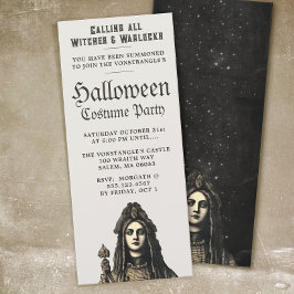 Högprästinna Häxa Halloween-fest Inbjudan
