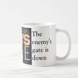 Högra fiende grind - kaffemugg