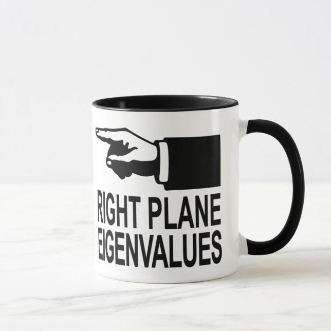 Högra plana Eigenvalues Mugg (Höger)