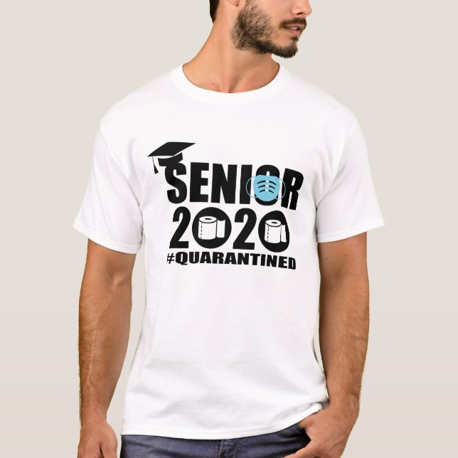 Högre 2020 #Kvarantinerad T Shirt (Framsida)