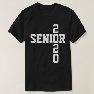 Högre 2020 vit textklass 2020 t shirt