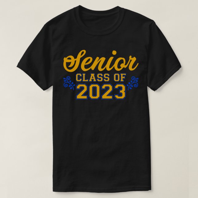 Högre 2023 Klass 2023 Student 2 T Shirt (Design framsida)
