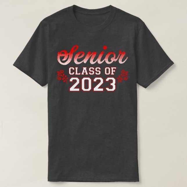 Högre 2023 Klass 2023 Student 3 T Shirt (Design framsida)