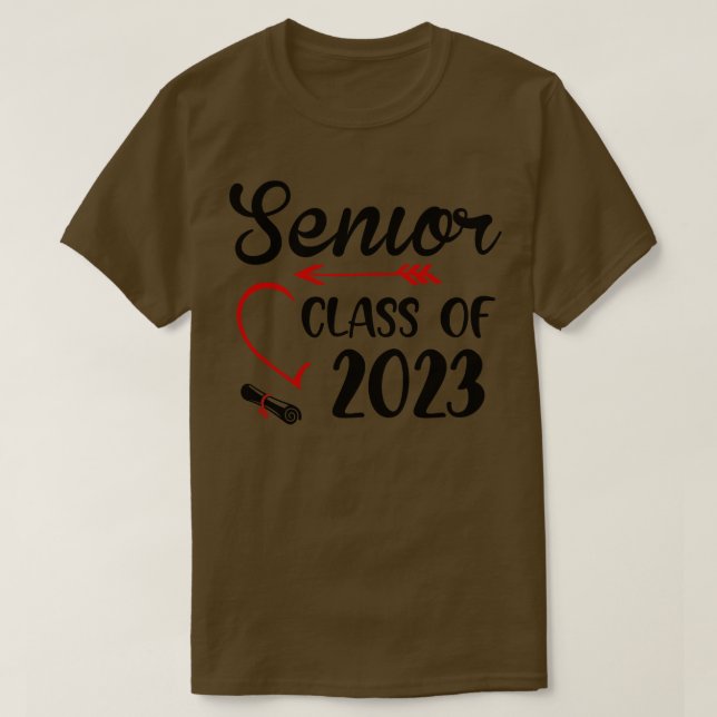 Högre 2023 klass 2023 Student 40 T Shirt (Design framsida)