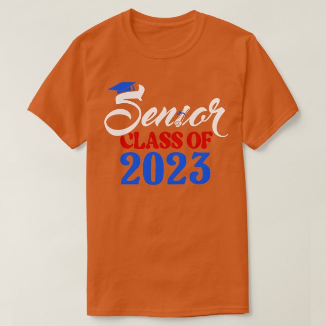 Högre 2023 Klass 2023 Student 4 T Shirt (Design framsida)