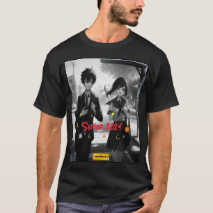 Högre 2024 Förfalskning Anime Aesthetic T Shirt