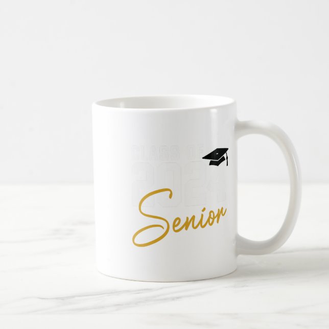 Högre 2024 klass 2024: högre chefer Studenten 2024 Kaffemugg (Höger)