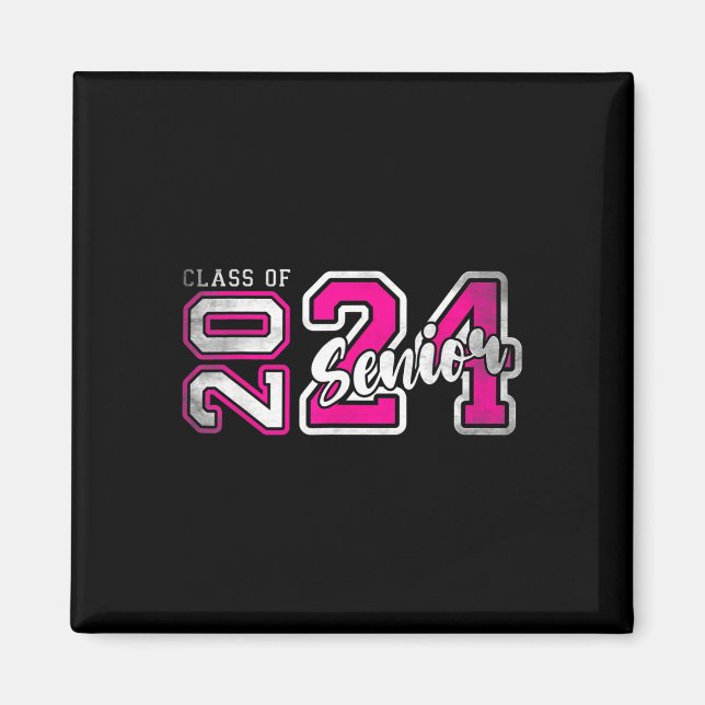 Högre 2024 klass 2024: högre chefer Studenten 2024 Magnet (Framsidan)