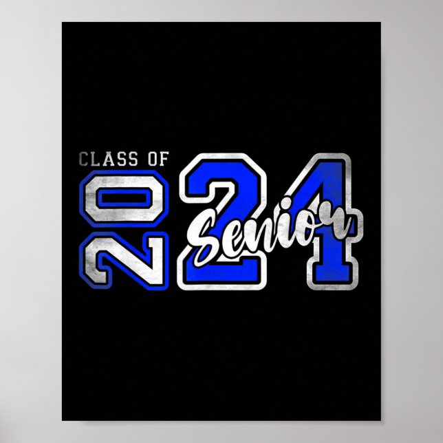Högre 2024 klass 2024: högre chefer Studenten 2024 Poster (Framsidan)