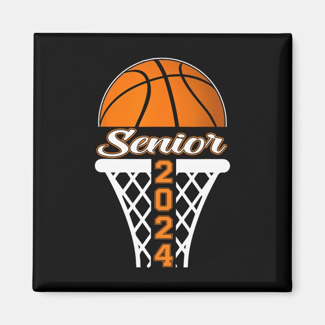 Högre 2024 Student-klass 2024 Basketball Graduat Magnet (Framsidan)