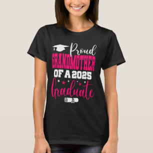 Högre 2025-årsjubileum: farmor i klass 2025 g t shirt