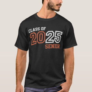 Högre 2025 klass 2025 Studenten 25 T Shirt
