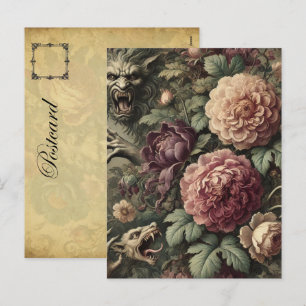 Högre än blommor - gotisk viktorian helg vykort