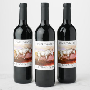 Högre än etiketter på bergsget Vin
