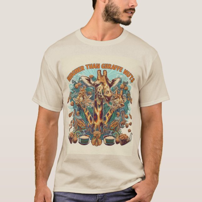 Högre Än Giiraffe Nötter T Shirt (Framsida)