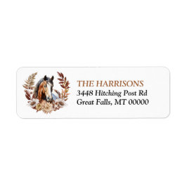 Högre andedräkt för målart returadress etikett