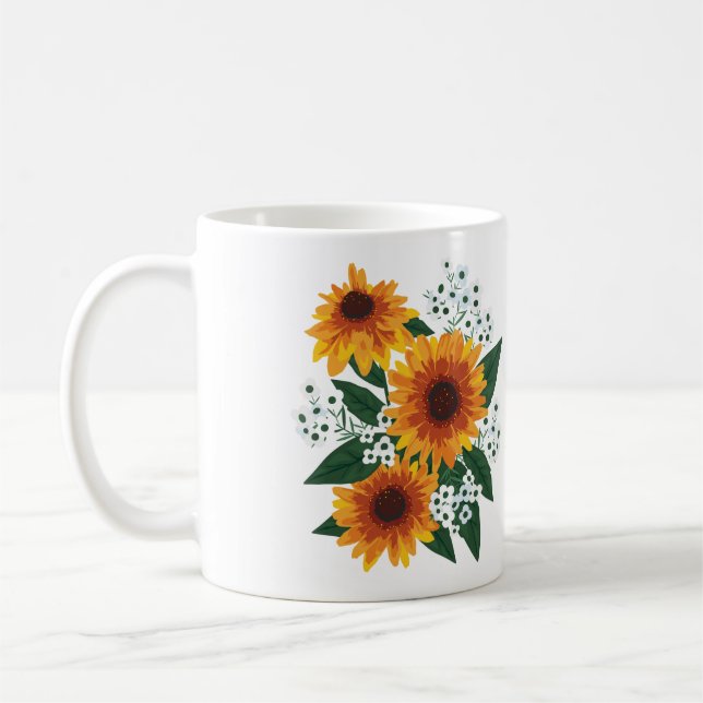 Högre Bouquet Kaffemugg (Vänster)