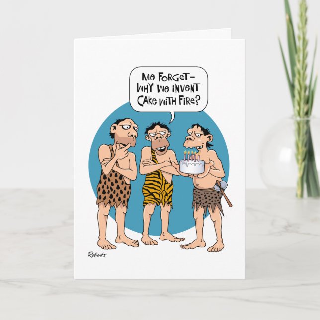 Högre födelsedagskort kort (Framsida)