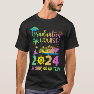Högre Frakt 2024 Studenten Cruise Aw Grad Resa Pa T Shirt