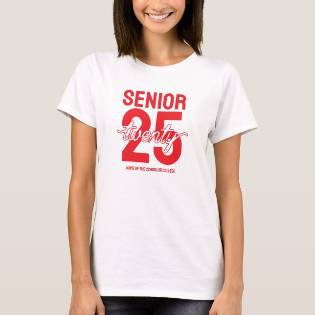 Högre gåva på 25 Studenten T Shirt (Framsida)