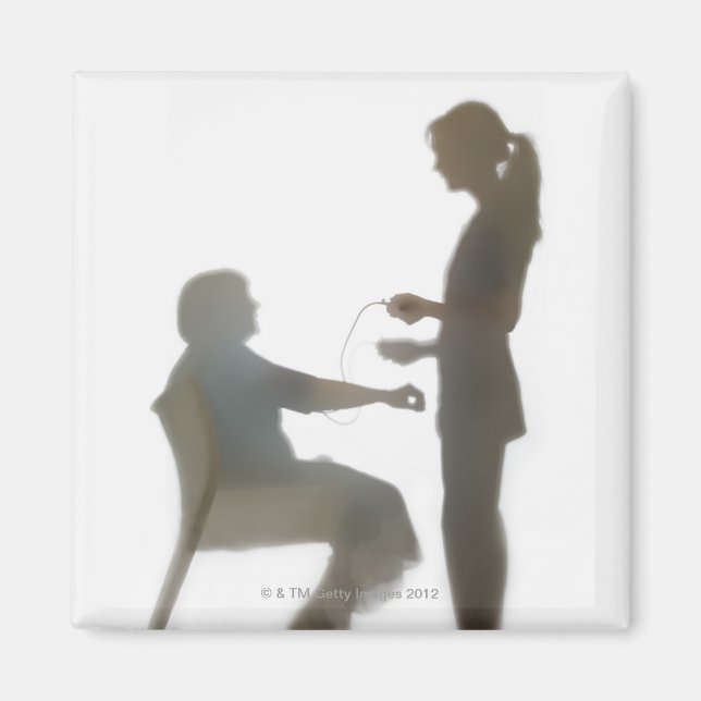 Högre hälsokontroll/läsning av blodtryck magnet (Framsidan)