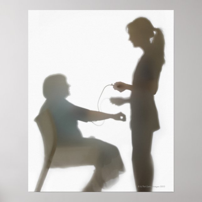 Högre hälsokontroll/läsning av blodtryck poster (Framsidan)