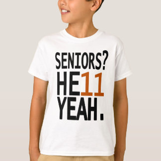 Högre? HE11 YEAH. (Orange) T-shirt