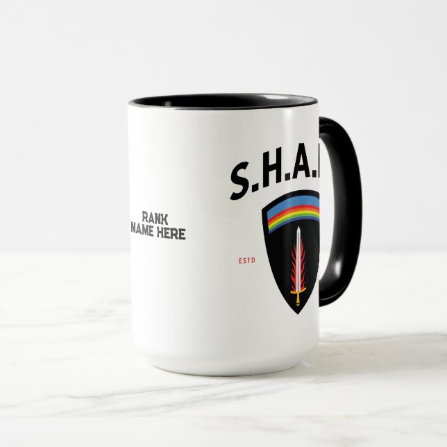 Högre högkvarteret Allied Expeditionary Force Mugg (Framsida höger)