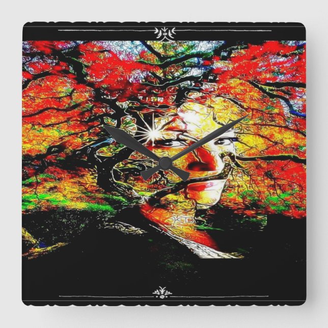 Högre kandisch fyrkantig klocka (Framsida)