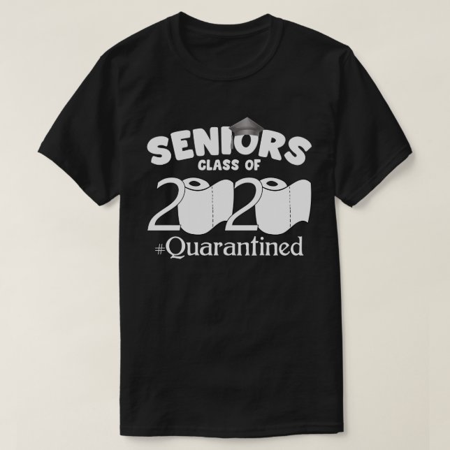 Högre klass 2020 i karantän t shirt (Design framsida)