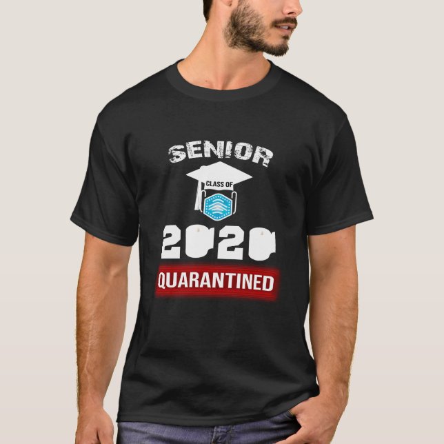 Högre klass 2020 Karantän Studenten T Shirt (Framsida)