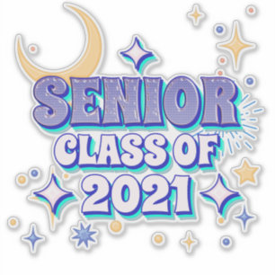 Högre klass 2021 Studenten Student Klistermärken