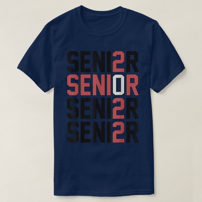 Högre klass 2022 Grad 22  T Shirt (Design framsida)