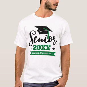 Högre klass 2022 studenten år namn T-Shirt