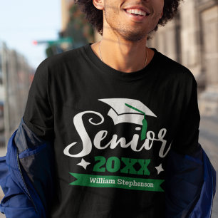 Högre klass 2022 studenten år namn T-Shirt