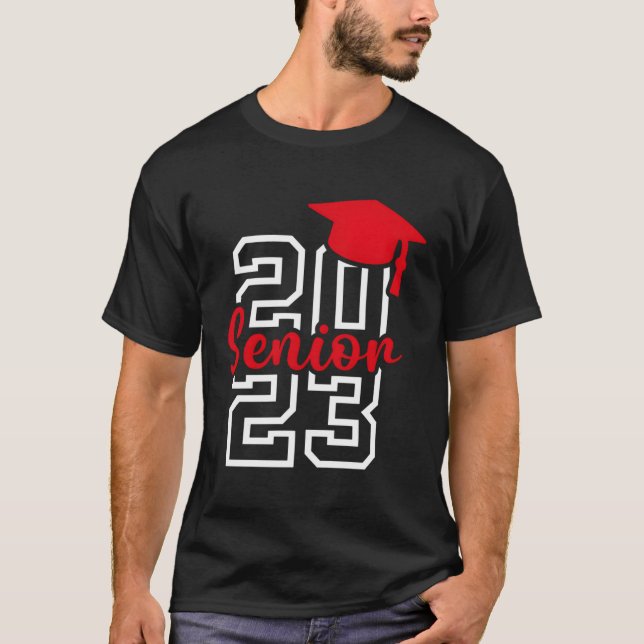 Högre klass 2023 Back to school 2023 Graduatio T Shirt (Framsida)