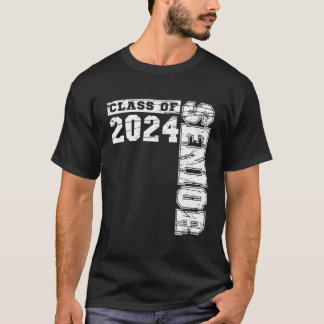 Högre klass 2024 i 2024 Studenten eller första dag T Shirt
