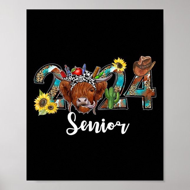Högre klass 2024: Westerna Studenten Poster (Framsidan)