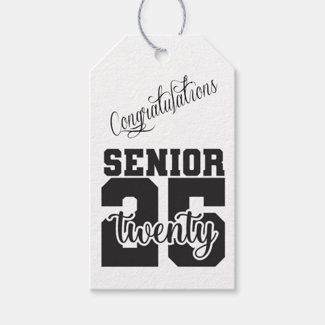 Högre klass 2025 presentetikett (Framsidan)