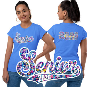Högre klass 2026 Blommigt T-Shirt