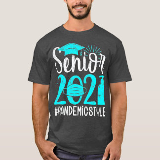 Högre klass för 2021 Student Design Vintage Senio T Shirt