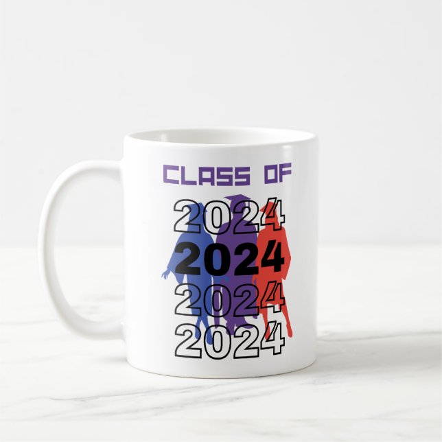 Högre klass i Student 2024 Kaffemugg (Vänster)