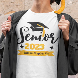 Högre klass studenten år namn t shirt
