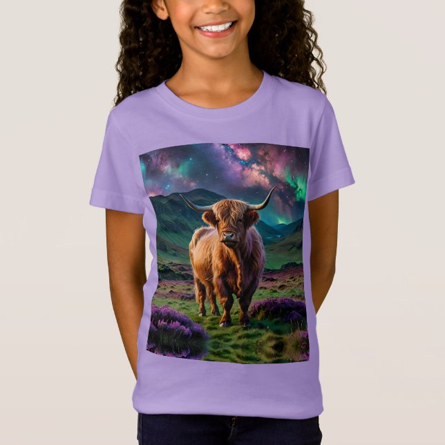Högre landskö under stjärnor t shirt (Framsida)
