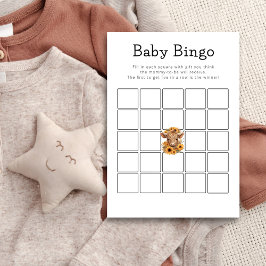 Högre landskort för Bingo Baby Shower-spel Inbjudningar